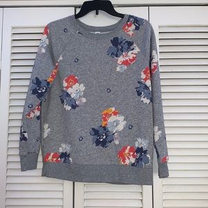 Soft floral sweater